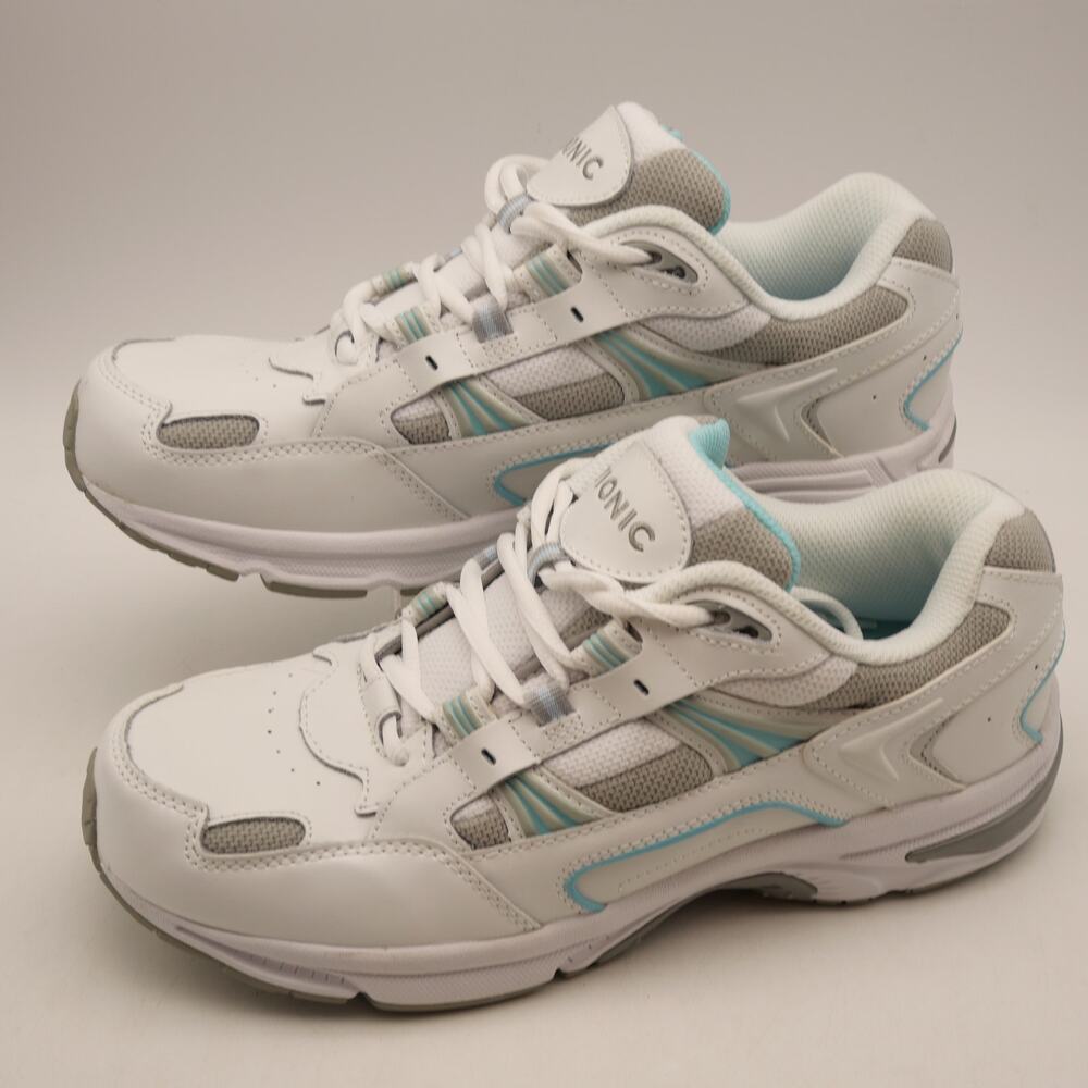 Vionic 23 Walk Classic Sneaker Women's 11 Blue White Leather Shoes NEW